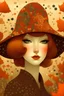 Placeholder: fall inspired art, digital painting, in the style of sophie wilkins, irene sheri, naoto hattori, pointillist artworks, chic illustrations, lush brushstrokes, 1970s --ar 38:39 --s 750 --v 5. 2