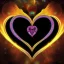 Placeholder: tetasdatia dark goth heart inifite symbol grafitti morphobic viral painting in the style of Wylie Beckert and Menri Shatise,centered, full