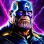 Placeholder: Ultra detailed fullbody Portrait in oil on canvas of Thanos fusion with Captain America with Armor,intense stare,extremely detailed digital painting, extremely detailed face,crystal clear Big eyes, mystical colors ,perfectly centered image, perfect composition, rim light, beautiful lighting,masterpiece,8k, stunning scene, raytracing, anatomically correct, in the style of robert e howard and Ken Kelley and Ohrai Noriyoshi and Simon Bisley and tomzj1