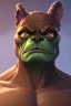 Placeholder: alien french bulldog musculature hulk body HD strong french bulldog hulk marvels Warcraft