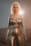 Placeholder: Ultra Realistic retro sci-fi movie scene, waist up view portrait, blonde woman, sweet young Claudia Schiffer face, perfect iris, glow eyes, makeup, weapon. Soldiers next to background, Retro sci-fi style, helmet, tight latex coat, fog, rain, soft color, highly detailed, unreal engine 5, ray tracing, RTX, lumen lighting, ultra detail, volumetric lighting, 3d, finely drawn, high definition, high resolution.