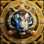 Placeholder: 3d tigers, jewel, precious stones, shiny, beautiful rich, detailed yin and yang symbol, shiny, intricate, gorgeous, ultrafine detail, hyperrealism, trending on artstation, sharp focus, intricate details, highly detailed, glowing, glitter, complementary colours