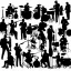 Placeholder: Jazz band, Features, Silhouettes, gestures