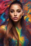 Placeholder: A Liquid Portrait Of AAriana Grande Face Made Of Colours, Muscles And Movement, Charging, Splash Style Of Colourful Paint, Hyperdetailed Intricately Detailed, Fantastical, Intricate Detail, Splash Screen, Complementary Colours, Liquid, Gooey, Slime, Splashy, Fantasy, Concept Art, 32k Resolution, Masterpiece, Melting, Complex Background Dark Art, Digital Art, Intricate, Oil On Canvas, Masterpiece, Expert, Insanely Detailed, 8k Resolution, Fairy Tale Illustration, Dramatic,