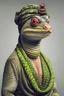 Placeholder: Snake dressed like a human