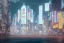 Placeholder: a highly detailed matte painting of buildings with billboards and neonsigns, crowded, by studio ghibli, makoto shinkai, by artgerm, by wlop, by greg rutkowski, octane render, volumetric lighting, volumetric clouds, global illumination, sss, hdr, uhd, 4k resolution, vivacity colors, trending on artstation, masterpiece