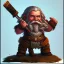 Placeholder: Dwarf with a hammer