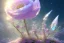 Placeholder: one big crystal subtle flower in a galactic ambiance, transparent petals, delicate colors, in the foreground, with a very little beautiful fairy, full of details, smooth, bright sunshine，soft light atmosphere, light effect，vaporwave colorful, concept art, smooth, extremely sharp detail, finely tuned detail, ultra high definition, 8 k, unreal engine 5, ultra sharp focus