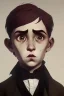 Placeholder: oliver twist, crying boy, oil on face, 1890 clothes