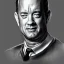 Placeholder: high-quality, fine-detail close-up pen and pencil sketch of tom hanks as forest gump, portrait, 8k resolution, intricate, digital art, detailed matte painting, photorealistic, volumetric lighting,