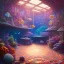 Placeholder:  Cosy room with big holographic aquarium , colorful, soft, watercolor, alena aenami, dan mumford, hyperrealism, trending on artstation, radiant, golden hour, ethereal, intricate, deviantart, cryengine, Opal beads, glossy, elaborate, Mandy Jurgens, fantasy art, Laura Sava, portrait photography, hyperrealism, beautiful, galactic, cinematic, polished, photorealistic, flickering light, vibrant