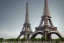 Placeholder: Eiffel tower made from glass