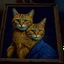 Placeholder: Retrato de um gato por Van Gogh, 4k