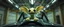 Placeholder: car driving happy 2d insect anime fluffy slimy alien gremlin man in the style of Escher and Giger and Fallout 4, pinhole cam, airbrush 3d rendering, on tv screen:A five-second cinematic single take in a clean industrial presentation hall.