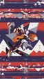 Placeholder: Evangelion anime pattern for snowboard