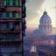 Placeholder: Rome mixed new york +Skyscraper +steampunk+biopunk+alphonse mucha, greg rutkowski,matte painting, cryengine, hyper detailed, felix kelly, fantasy art, seb mckinnon