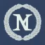 Placeholder: letter M, laurel wreath, roman style