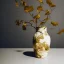 Placeholder: photo of a cracked ceramic vase repaired with gold, kintsugi, beautiful, vines and leaves, rosebuds, delicate, cinematic, high detail, beautiful composition, delicate arrangement, aesthetic, soft lighting, award winning photography, tender