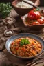 Placeholder: Hot Uzbek pilaf