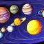 Placeholder: Solar system, photorealism