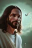 Placeholder: Jesus and easter and bats bokeh digital painting extremely detailed studio lighting crisp quality and light reflections 8k cinematic lighting portrait photorealistic ultra detailed cinematic postprocessing focused