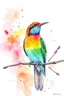 Placeholder: SKETCH WATERCOLOR PASTEL COLOURS - “The Rainbow Bird’s Journey”