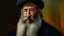 Placeholder: rabbi oil painting