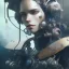 Placeholder: cat, watercolor illustration, steam punk, futuristic, spaceship,<agnes cecile> <Yoji Shinkawa>