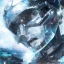 Placeholder: A portrait of a crystalised robot big good drawled hands, atmospheric, realistic, unreal engine cosmic galactic, cinematic lighting, octane render, random colors, transparent, cosmic ambiance, masterpiece, art by Yoji Shinkawa, composing fit inside