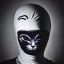 Placeholder: Creepy photo, balaclava, alien, lady, dancing cat