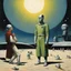 Placeholder: [art by Norman Rockwell] Klaatu (The Day the Earth Stood Still)