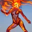 Placeholder: woman made of fire, fire angel, fire clothes, full body portrait, long flowing hair, only wearing bikini made of fire, highly detailed, real life photo, photo quality, extremely detailed, high quality, standing in fire, highly detailed