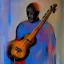 Placeholder: https://s3images.coroflot.com/user_files/individual_files/226181_uBz61P_Jm5HgBYwm4kFQRmvVL.jpg Image of Ron Carter playing stand-up bass, full body, bass player,abstract expressionism, style of Thomas Marsh