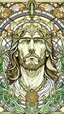 Placeholder: jesus portrait| centered | symmetrical | key visual | intricate | highly detailed | iconic | precise lineart | vibrant | comprehensive cinematic | alphonse mucha style illustration | very high resolution | sharp focus | poster | no watermarks, plain background