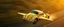 Placeholder: a high definition screen shot of a jet-fighter vw-beetle, retrofuturistic, phototrealism, in flight, one subject,