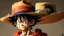 Placeholder: goku with luffy hat