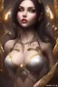 Placeholder: full body, woman, elf, black hair, identify face, big busty ,8k quality