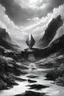 Placeholder: tom lee ethereum oracle of delphi seeing the future in the style of surrealism black and white