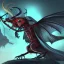 Placeholder: cyborg devil rat with long spider legs and dragon wings, fantasy art, 4k,