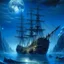 Placeholder: "The Ghost Ship" from "The Rime of the Ancient Mariner" - a haunted ancient ship encircled by the full Moon, in an Arctic landscape - Gustave Doré style - colorful, ultra high quality, sharp focus, focused, high focus, very sharp, high definition, extremely detailed, hyperrealistic, intricate, fantastic view, very attractive,