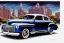 Placeholder: a true-to-life 1948 Chevrolet Fleetline, centered, intricate, extreme detailed, photorealism, center view, city background, pivot on chevrolet, pen and color marker painting by cheryl kelley