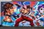 Placeholder: a graffiti mural wall with the word cell street fighter 6 style