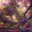 Placeholder: Powerful forest, giant insect, social and colective tree, synergy in life, Colective creatures, wonderful flying organisms, beauty as flower, colorful and detailed creatures, multiple species, detailed painting, splash screen, multiple complementary colors, fantasy art, fantastical and realistic landscape, intricate detail, 8k resolution trending on Artstation Unreal Engine 5