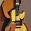 Placeholder: picasso abstract brown guitar more cubism