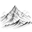 Placeholder: draw a white mountain