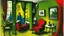 Placeholder: A Secret Living Room by Marc Chagall and Robert Bateman, abstract woodcut