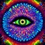 Placeholder: make a magical psychedelic background with the all seeing eye