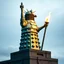 Placeholder: statue of a Dalek on Statin Island, with a torch, dressed as the statue of liberty