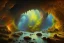 Placeholder: Neo-Impressionist cave, Pre-Historic, Fine Art, high quality, fine detail, moody,