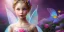 Placeholder: bright fairy, beautiful portrait, flowery landscape